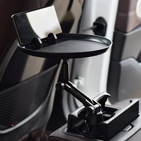 Tray Food for Car – Adjustable Car Tray Table & Phone Holder