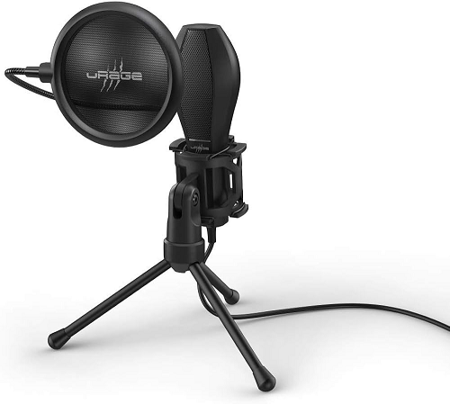 URAGE 186018 “Stream 400 Plus” Gaming Microphone