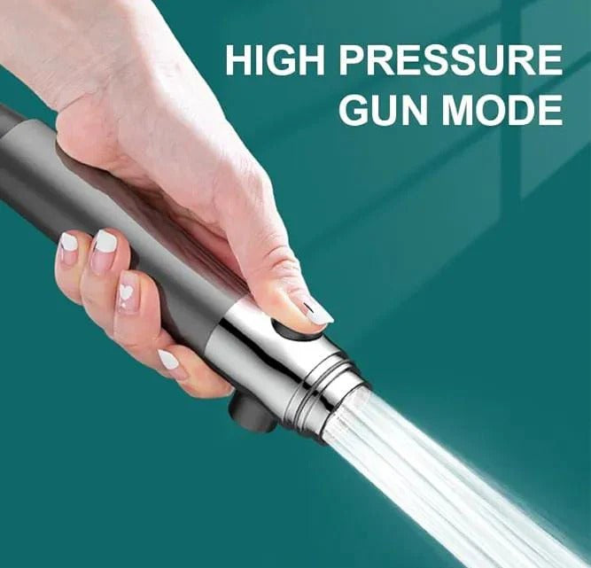 Handheld Shower head 3 Spray Mode with Silicone Mouth Massage