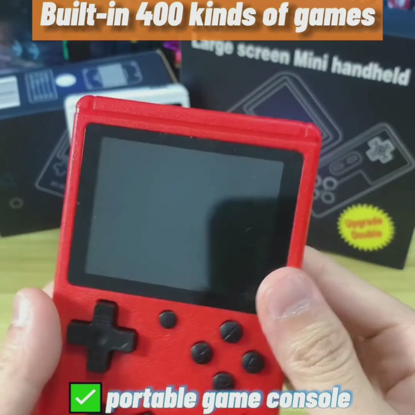Retro Gaming Console , Handheld Game Console - inBuilt 400 Classic Gam