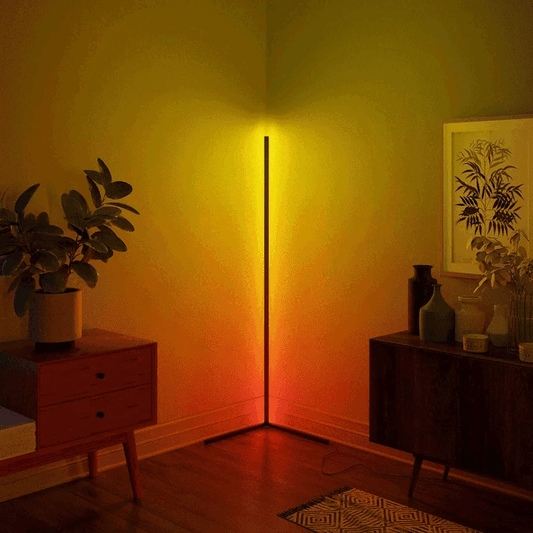 Smart RGB LED Corner Lamp Remote & Phone App Control - Shu3ndk.com