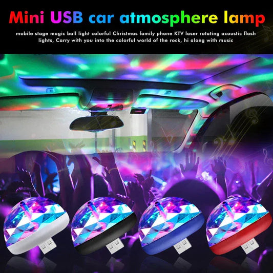 LED Light Small Magic Ball Lamp Crystal