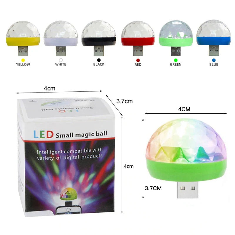 LED Light Small Magic Ball Lamp Crystal