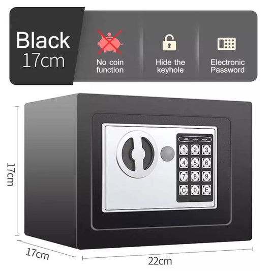 Safe Box Mini Digital Electronic Keypad Lock Safe Box Built In 2 Lock