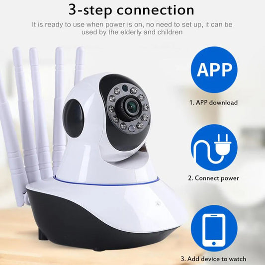 Camera - 3MP 11 IR LED 3.6mm Lens HD PTZ Two Way Audio Wifi SD Card _ Cloud Sto