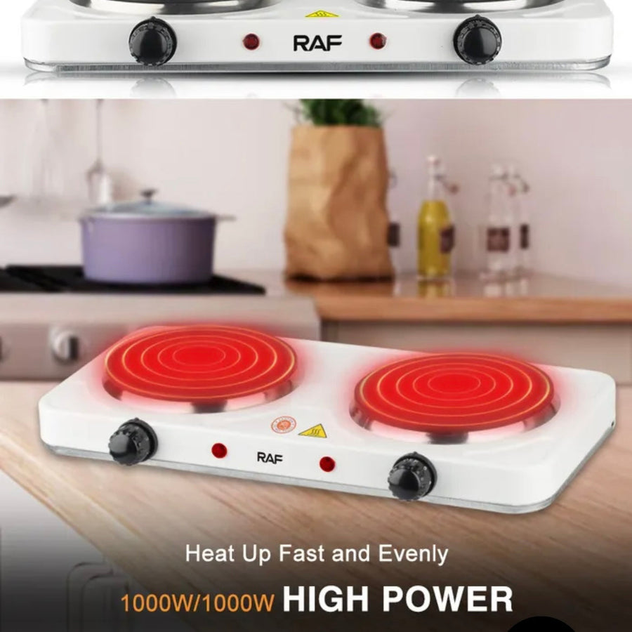 Non-stick Double Hot Plate Electric Stove Cooker R8020