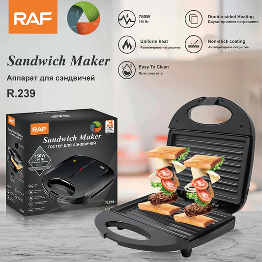 Non-stick Sandwich Maker 850W R239