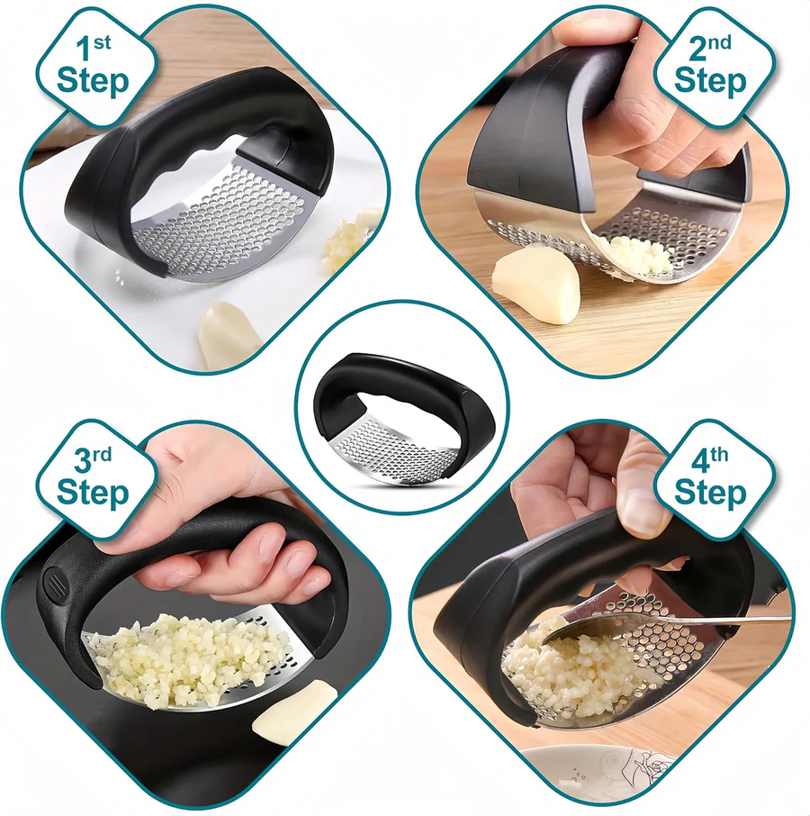 Garlic Press Crusher