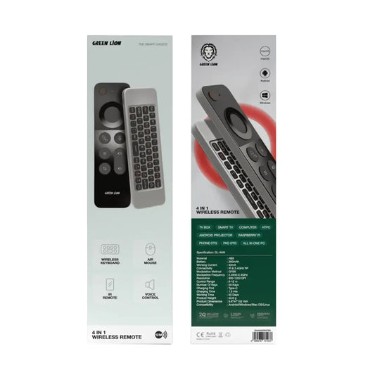 Green Lion 4 in 1 Wireless Remote with Keyboard
