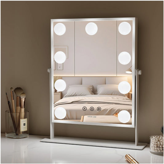 Green Lion Glam Shine Makeup Mirror 9 LED Lights