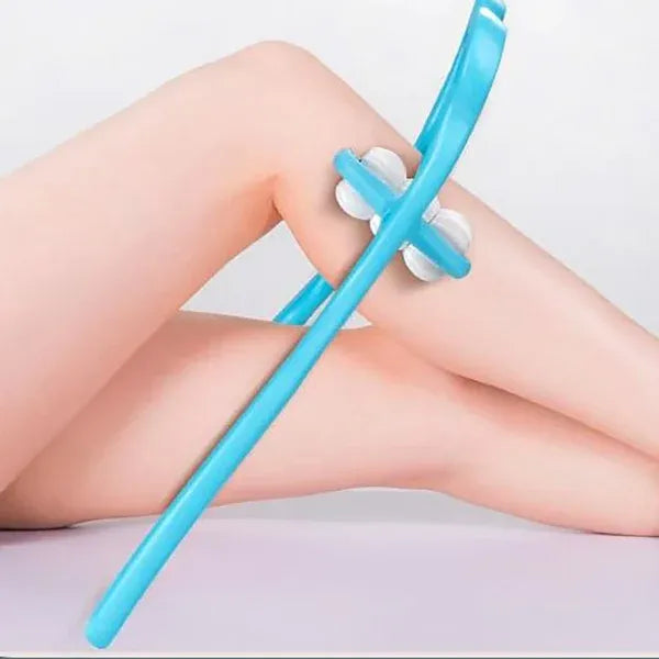 Hand Neck Massager with Rollers, 6 Wheel Neck Massager for Pain Relief