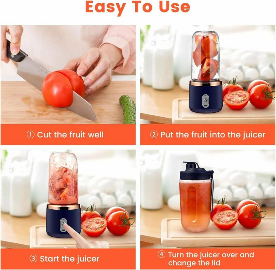 Electric Small Portable Blender & Juicer for Home 300 ml