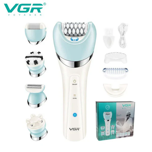 5-in-1 Women’s Grooming Kit – Shaver, Trimmer, Facial & Body
